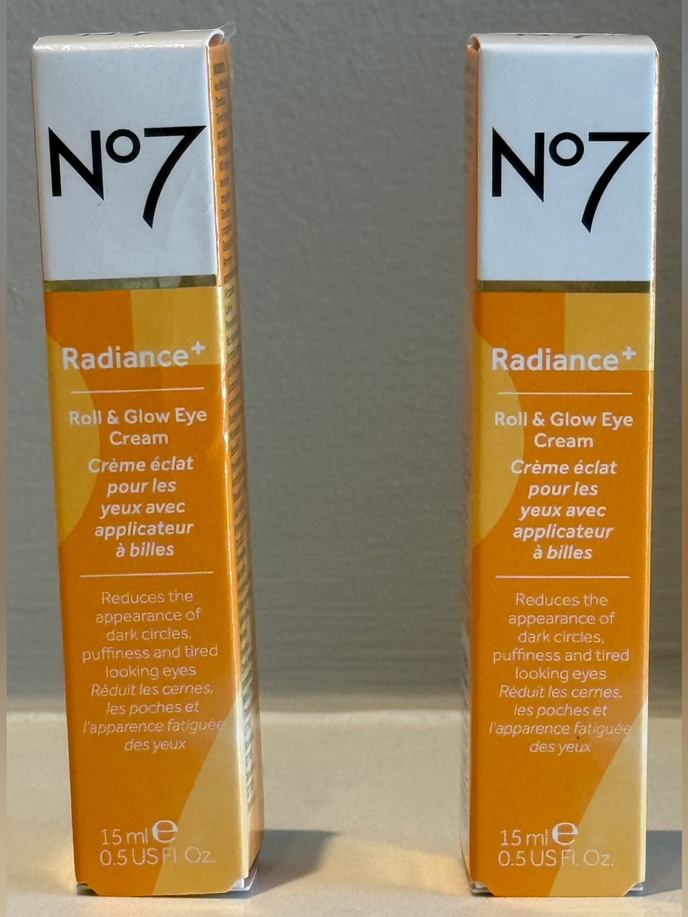 No7 Radiance+ Roll & Glow Eye Cream — 2 Available
